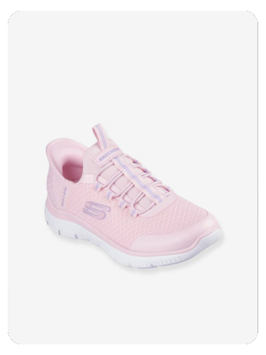 Kinder Sneakers Hands Free Slip-ins Summits High Range SKECHERS - rosa